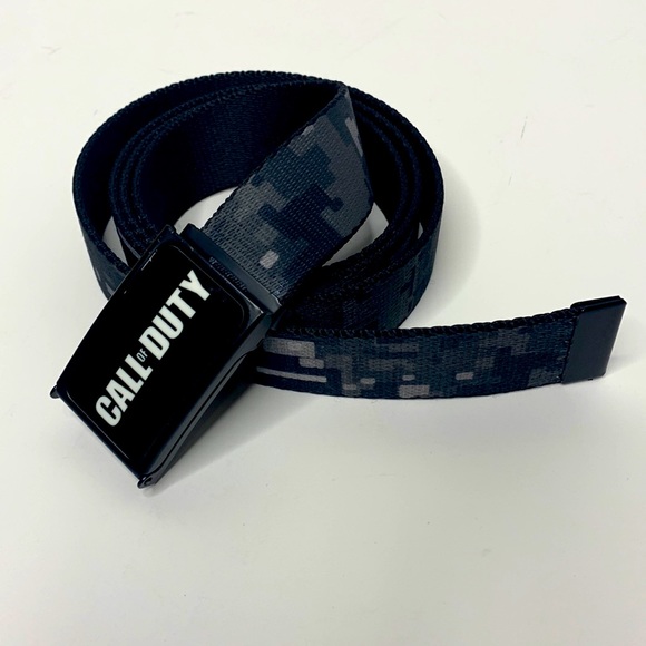 Call Of Duty Accessories Call Of Duty Seatbelt Style Buckle Call Of Duty Belt Gamer Wear One